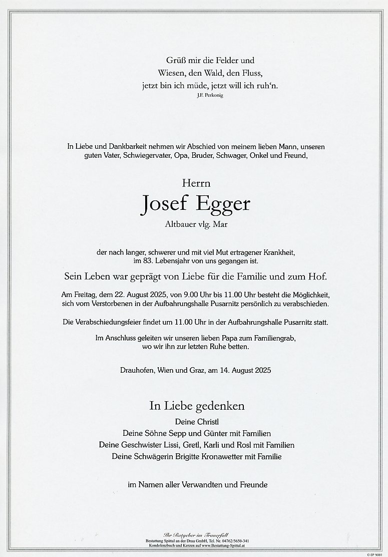 Josef Egger